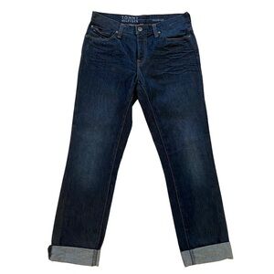 Hilfiger men jeans Premium strong 100% cotton slim straight dark blue size 32